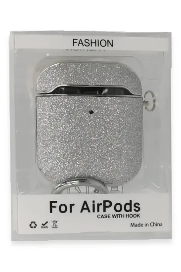 Newface Airpods 2 (2.nesil) Spell Simli Kılıf - Gümüş resmi