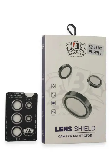 Newface Samsung Galaxy S24 Ultra Bilvis Titan Kamera Lens - Derin Mor resmi