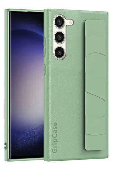 Newface Samsung Galaxy S24 Kılıf Data Kapak - Yeşil resmi