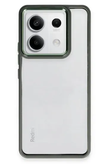 Newface Xiaomi Redmi Note 13 4G Kılıf Power Silikon - Koyu Yeşil resmi