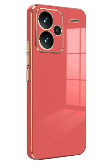 Newface Xiaomi Redmi Note 13 Pro Plus Kılıf Volet Silikon - Kırmızı resmi