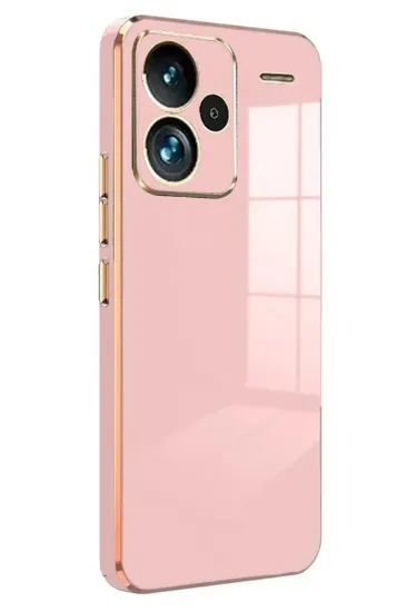 Newface Xiaomi Redmi Note 13 Pro Plus Kılıf Volet Silikon - Pembe resmi