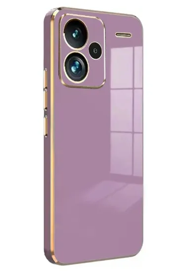 Newface Xiaomi Redmi Note 13 Pro Plus Kılıf Volet Silikon - Mor resmi