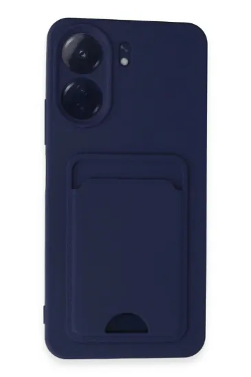 Newface Xiaomi Redmi 13C Kılıf Kelvin Kartvizitli Silikon - Lacivert resmi
