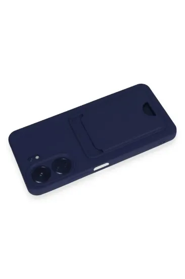 Newface Xiaomi Redmi 13C Kılıf Kelvin Kartvizitli Silikon - Lacivert resmi