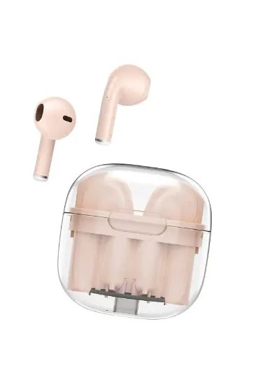 Newface LS-09 Bluetooth 5.3 TWS Kablosuz Airpods Kulaklık - Pembe resmi