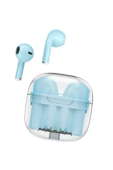 Newface LS-09 Bluetooth 5.3 TWS Kablosuz Airpods Kulaklık - Mavi resmi