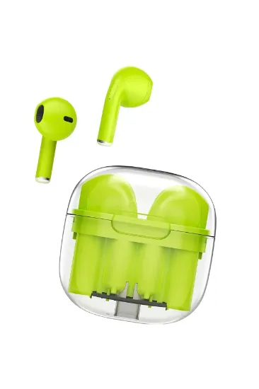 Newface LS-09 Bluetooth 5.3 TWS Kablosuz Airpods Kulaklık - Yeşil resmi