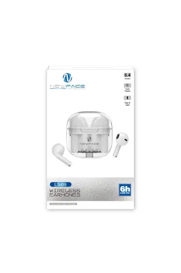 Newface LS-09 Bluetooth 5.3 TWS Kablosuz Airpods Kulaklık - Yeşil resmi