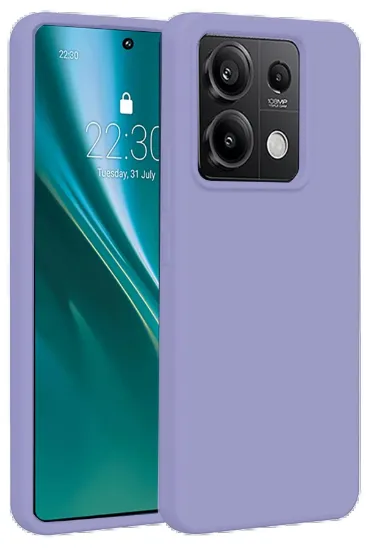 Newface Xiaomi Redmi Note 13 Pro 4G Kılıf First Silikon - Lila resmi