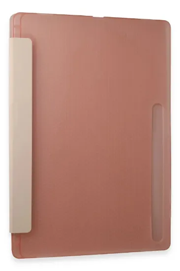 Newface Samsung Galaxy Tab A9 Plus Kılıf Kalemlikli Mars Tablet Kılıfı - Rose Gold resmi