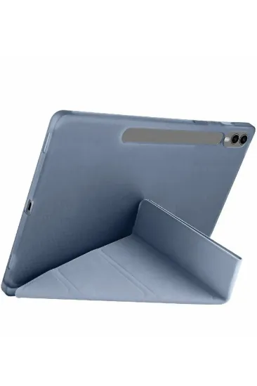 Newface Samsung Galaxy X610 Tab S9 FE Plus 12.4 Kılıf Kalemlikli Mars Tablet Kılıfı - Lila resmi