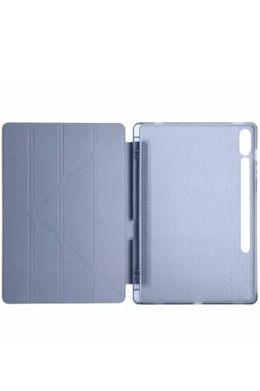 Newface Samsung Galaxy X610 Tab S9 FE Plus 12.4 Kılıf Kalemlikli Mars Tablet Kılıfı - Lila resmi