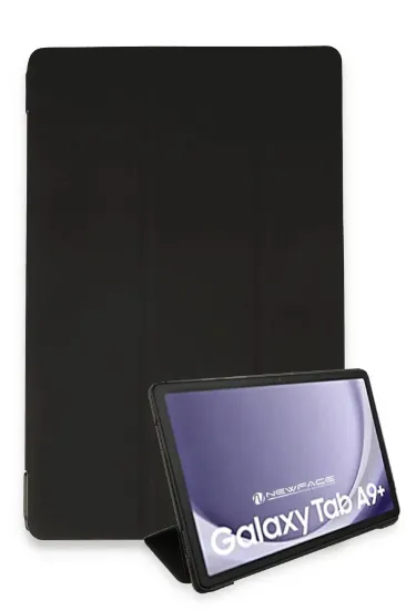 Newface Samsung Galaxy Tab A9 Plus Kılıf Tablet Smart Kılıf - Siyah resmi
