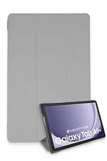Newface Samsung Galaxy Tab A9 Plus Kılıf Tablet Smart Kılıf - Gri resmi