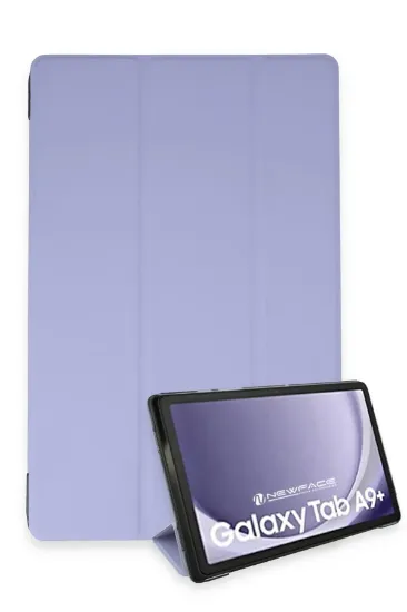 Newface Samsung Galaxy Tab A9 Plus Kılıf Tablet Smart Kılıf - Lila resmi
