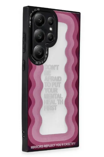 Newface Samsung Galaxy S24 Ultra Kılıf Mirror Desenli Kapak - Mirror - 11 resmi