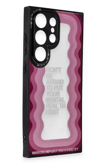 Newface Samsung Galaxy S24 Ultra Kılıf Mirror Desenli Kapak - Mirror - 11 resmi