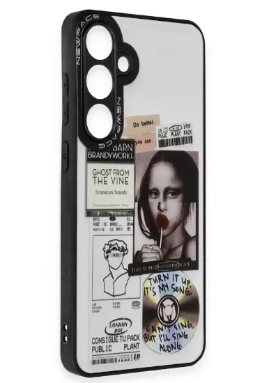 Newface Samsung Galaxy A25 5G Kılıf Mirror Desenli Kapak - Mirror - 2 resmi