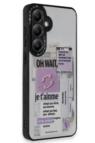 Newface Samsung Galaxy S24 Plus Kılıf Mirror Desenli Kapak - Mirror - 4 resmi
