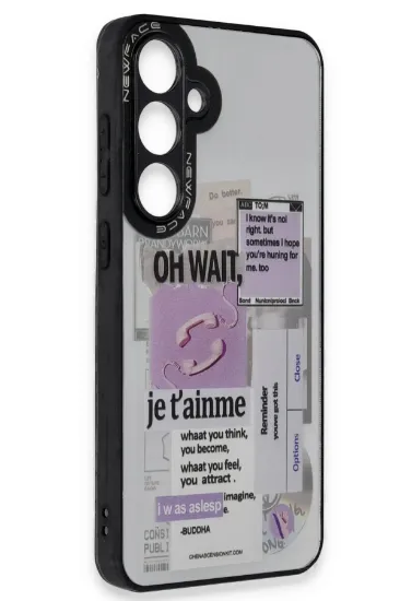Newface Samsung Galaxy S24 Plus Kılıf Mirror Desenli Kapak - Mirror - 4 resmi