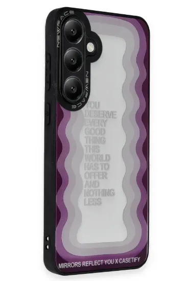 Newface Samsung Galaxy S24 Plus Kılıf Mirror Desenli Kapak - Mirror - 5 resmi