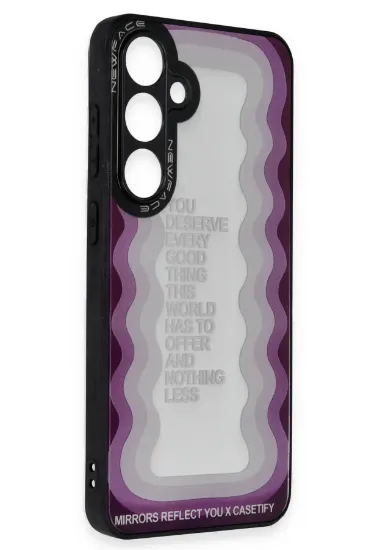 Newface Samsung Galaxy S24 Plus Kılıf Mirror Desenli Kapak - Mirror - 5 resmi