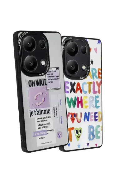 Newface Xiaomi Redmi Note 13 Pro 5G Kılıf Mirror Desenli Kapak - Mirror - 4 resmi