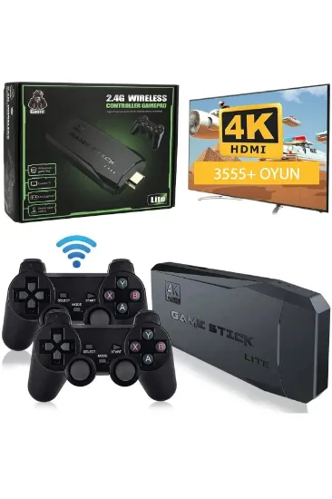 Newface M8 64GB Dual Pad 4K Game Stick - Siyah resmi