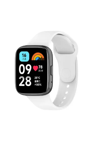 Newface Xiaomi Redmi Watch 3 Active Klasik Kordon - Beyaz resmi