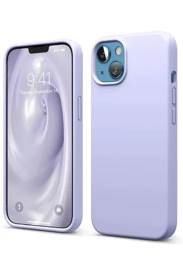Newface iPhone 14 Kılıf First Silikon - Lila resmi