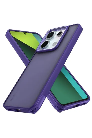 Newface Xiaomi Redmi Note 13 Pro 5G Kılıf Elegant Kapak - Derin Mor resmi