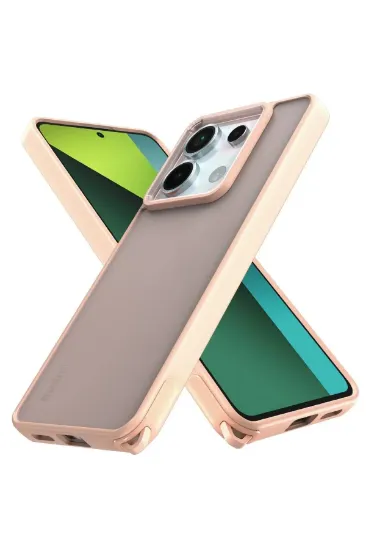 Newface Xiaomi Redmi Note 13 Pro 5G Kılıf Elegant Kapak - Pudra resmi