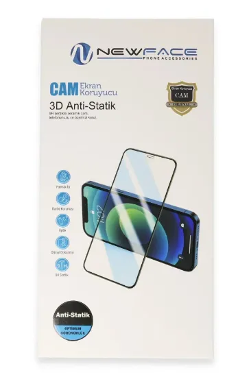 Newface Tecno Spark 20 3D Antistatik Cam Ekran Koruyucu resmi