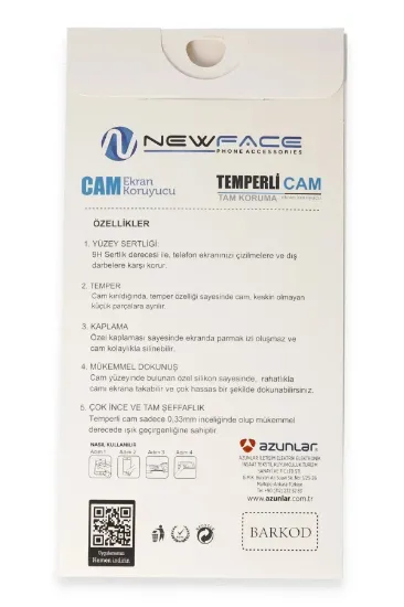 Newface Oppo Reno 11F 3D Antistatik Cam Ekran Koruyucu resmi