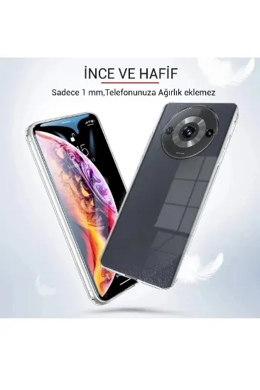Newface Xiaomi Redmi A3 4G Kılıf Lüx Şeffaf Silikon resmi