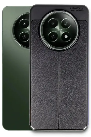 Newface Realme 12 5G Kılıf Auto Focus Kapak - Siyah resmi