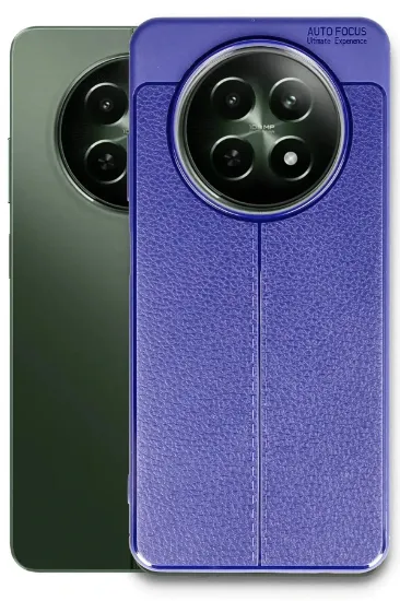 Newface Realme 12 5G Kılıf Auto Focus Kapak - Lacivert resmi
