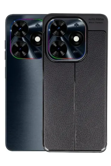Newface Tecno Spark Go 2024 Kılıf Auto Focus Kapak - Siyah resmi
