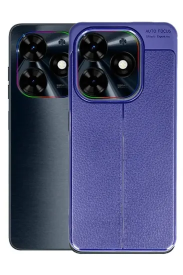 Newface Tecno Spark Go 2024 Kılıf Auto Focus Kapak - Lacivert resmi