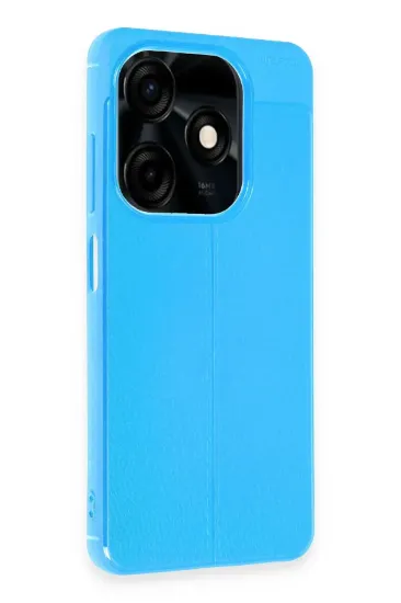 Newface Tecno Spark Go 2024 Kılıf Auto Focus Kapak - Mavi resmi
