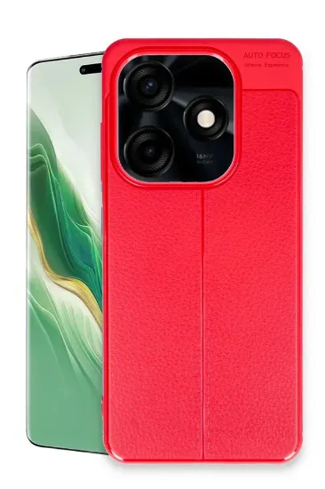 Newface Tecno Spark Go 2024 Kılıf Auto Focus Kapak - Kırmızı resmi