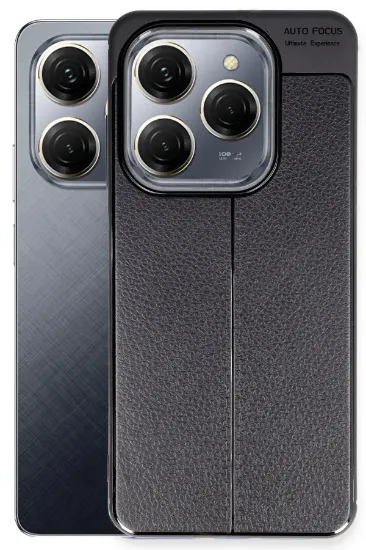 Newface Tecno Spark 20 Pro Kılıf Auto Focus Kapak - Siyah resmi