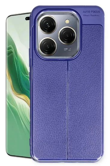 Newface Tecno Spark 20 Pro Kılıf Auto Focus Kapak - Lacivert resmi