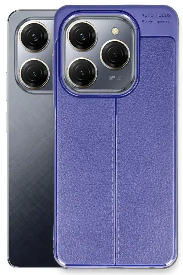 Newface Tecno Spark 20 Pro Kılıf Auto Focus Kapak - Lacivert resmi