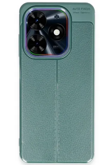 Newface Tecno Spark 20 Pro Kılıf Auto Focus Kapak - Koyu Yeşil resmi