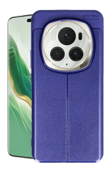 Newface Huawei Honor Magic 6 Pro Kılıf Auto Focus Kapak - Lacivert resmi