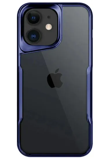 Newface iPhone 11 Kılıf Boyi Silikon Kapak - Lacivert resmi