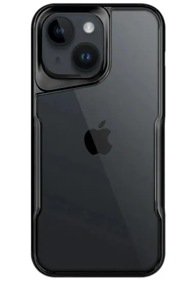 Newface iPhone 14 Kılıf Boyi Silikon Kapak - Siyah resmi