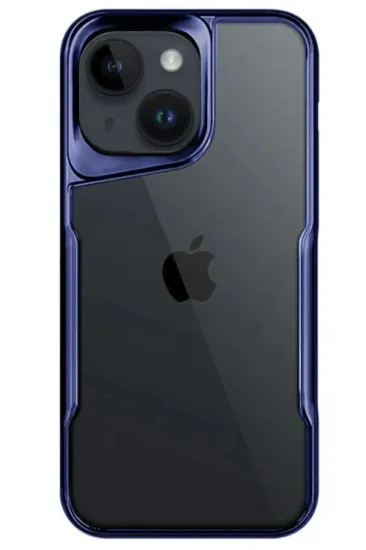 Newface iPhone 14 Kılıf Boyi Silikon Kapak - Lacivert resmi